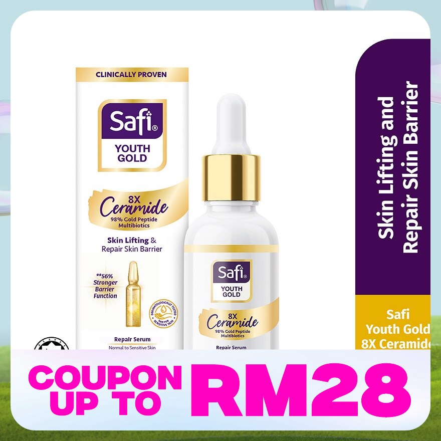 Youth Gold 8X Ceramide Repair Soothing Serum 30ml