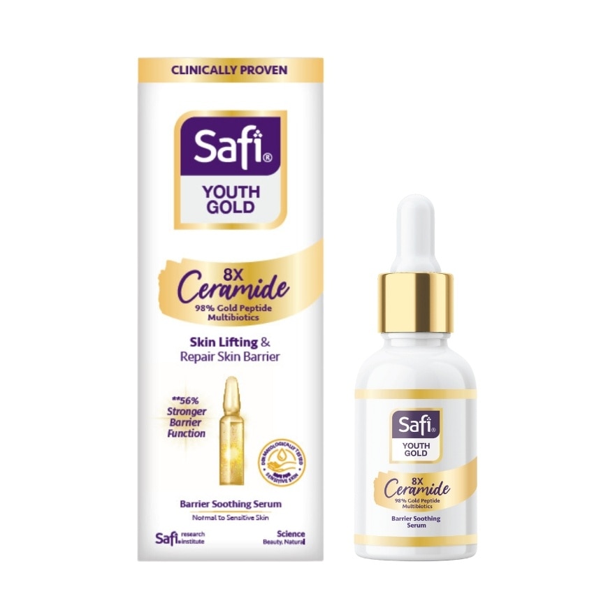 Youth Gold 8X Ceramide Repair Soothing Serum 30ml