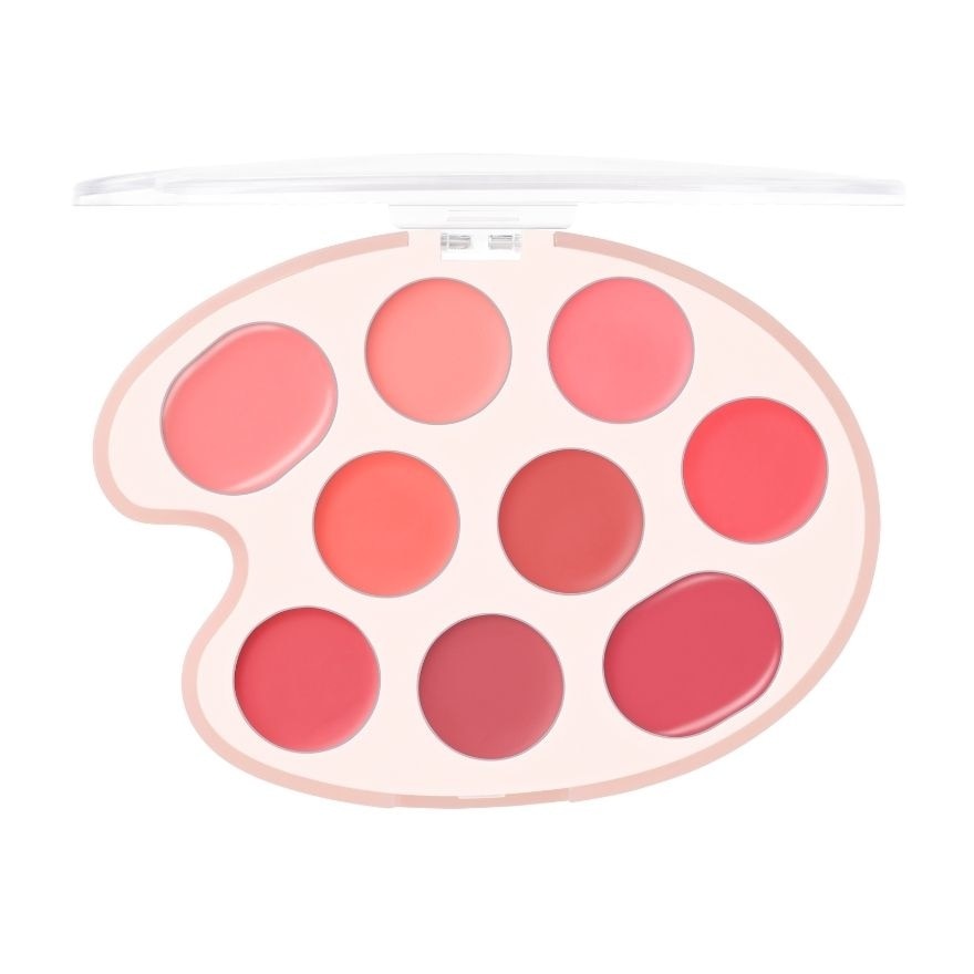 Mood Painting Lip & Cheek Palette 02Coral Coloring