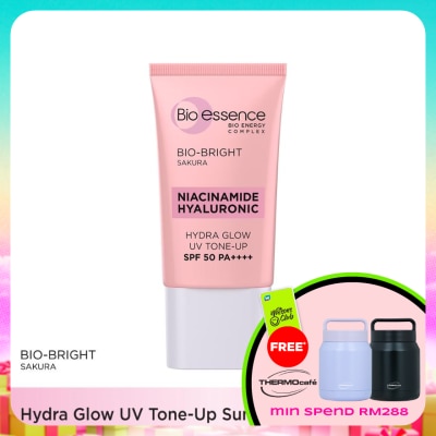 BIO-ESSENCE - Bio-Bright Hydra Glow Tone Up Sunscreen SPF50 PA++++ 30ml