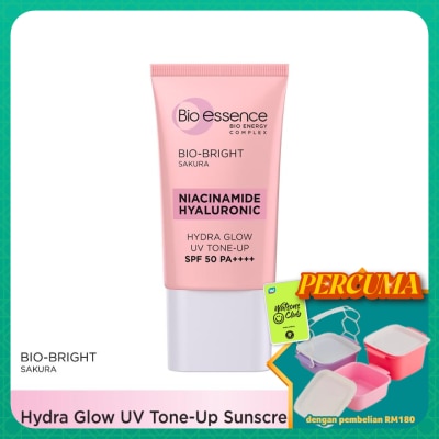 BIO-ESSENCE - Bio-Bright Hydra Glow Tone Up Sunscreen SPF50 PA++++ 30ml