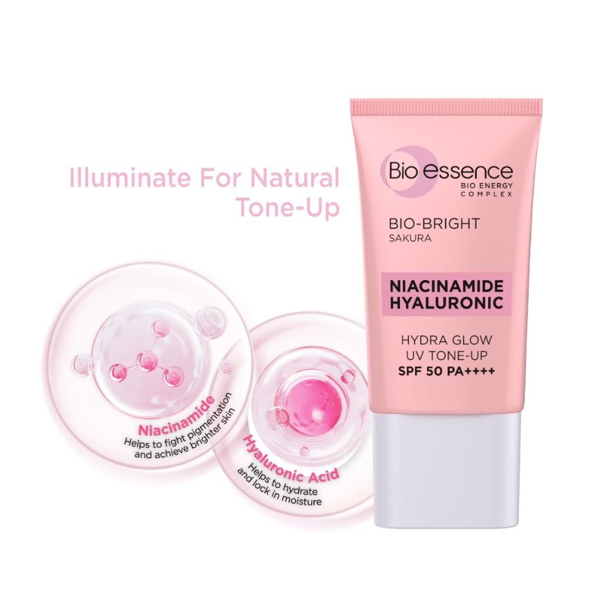 Bio-Bright Hydra Glow Tone Up Sunscreen SPF50 PA++++ 30ml