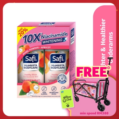 SAFI Hijabista Bodycare Deodorant Roll On Healthy White 50mlx2