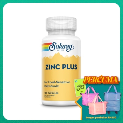 SOLARAY - Zinc Plus 100s Capsules
