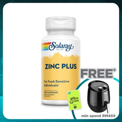 SOLARAY Zinc Plus 100s Capsules
