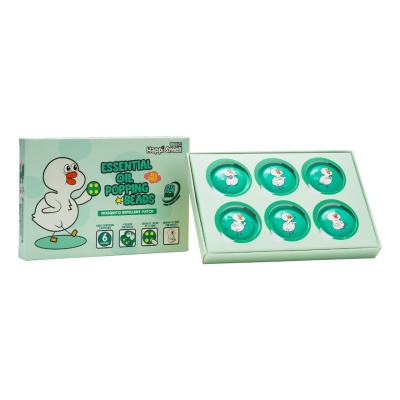 HAPPI SMELL - Essential Oil Popping Beads Sea Salt Flavour Mosquito Patch 6s