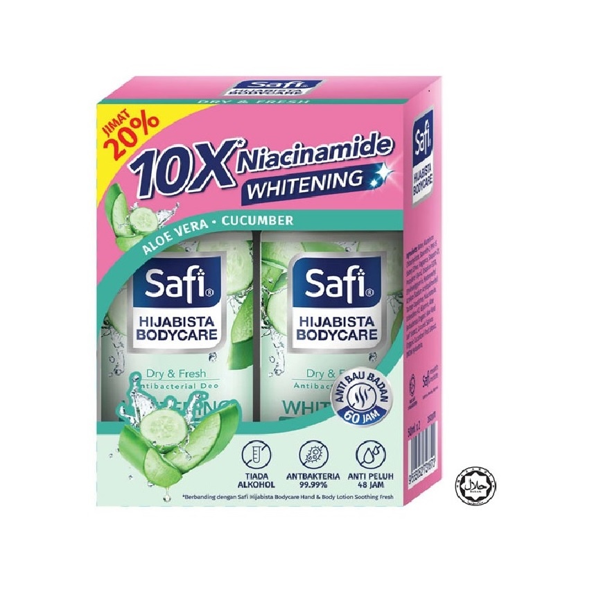 Hijabista Bodycare Deodorant Roll On 50mlx2