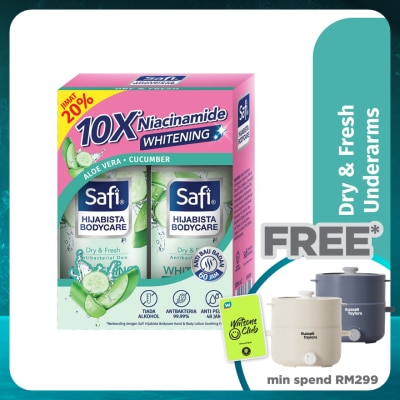 SAFI Hijabista Bodycare Deodorant Roll On 50mlx2