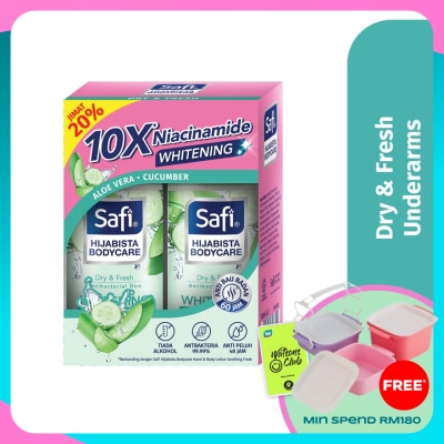 SAFI Hijabista Bodycare Deodorant Roll On 50mlx2
