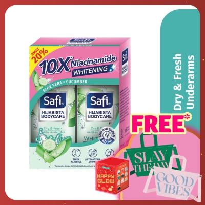 SAFI Hijabista Bodycare Deodorant Roll On 50mlx2