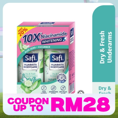 SAFI Hijabista Bodycare Deodorant Roll On 50mlx2