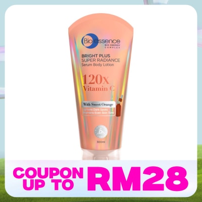 BIO-ESSENCE Bright Plus Super Radiance Serum Body Lotion 300ml