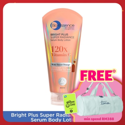 BIO-ESSENCE Bright Plus Super Radiance Serum Body Lotion 300ml