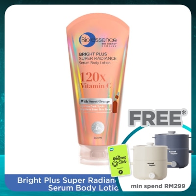 BIO-ESSENCE Bright Plus Super Radiance Serum Body Lotion 300ml