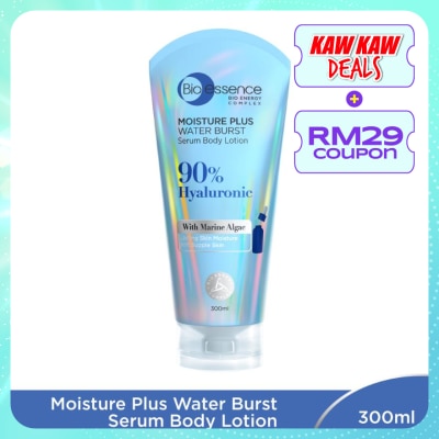 BIO-ESSENCE Be Moisture Plus Water Burst Serum Body Lotion 300ml