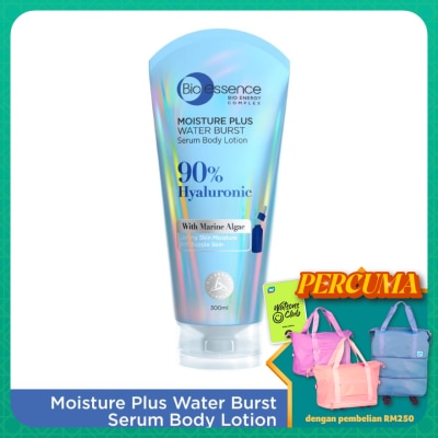 BIO-ESSENCE Be Moisture Plus Water Burst Serum Body Lotion 300ml