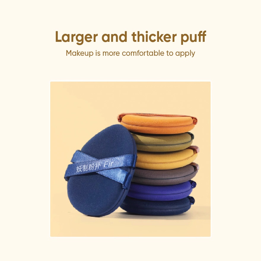 Loose Powder Sponge Soft Wet Dry Use Weekday Puff 7pcs