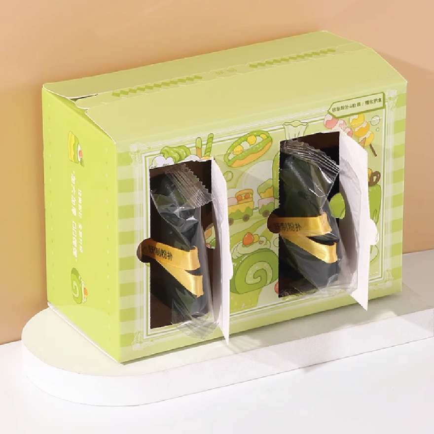 Loose Powder Sponge Soft Wet Dry Use Leather polished puff 4pcs image