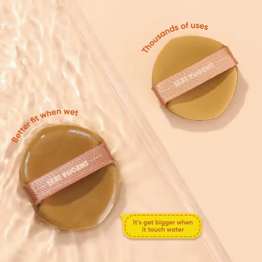 Loose Powder Sponge Soft Wet Dry Use Crazy egg yolk pie 10pcs image