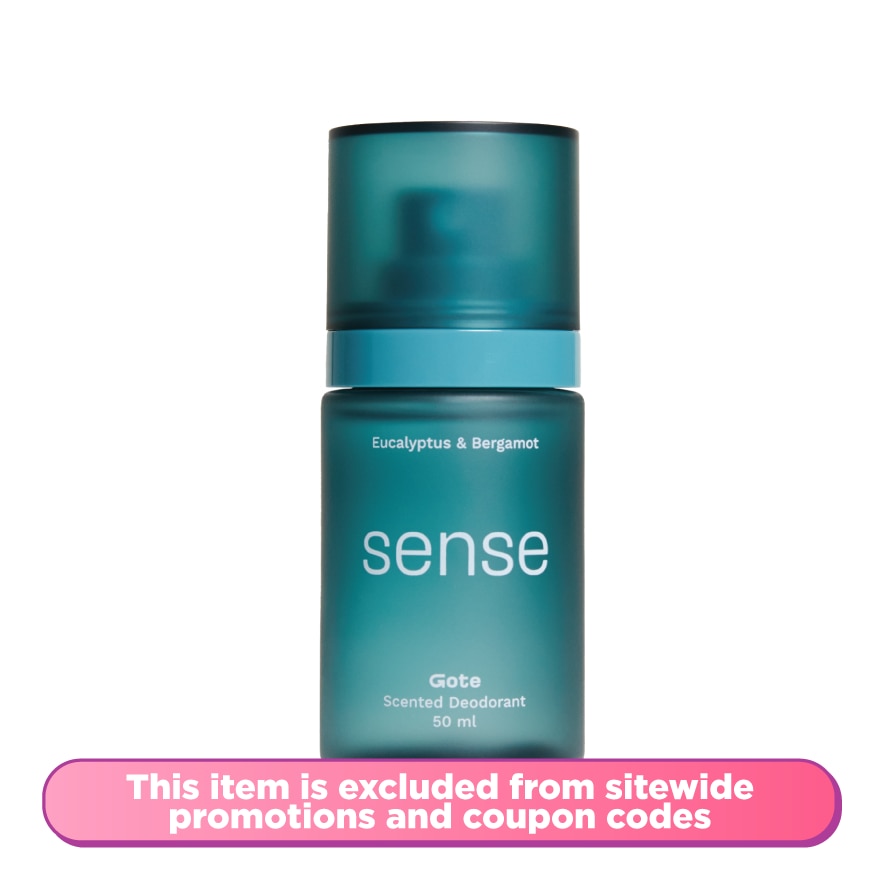 Sense Scented Deodorant Eucalyptus & Bergamot 50ml