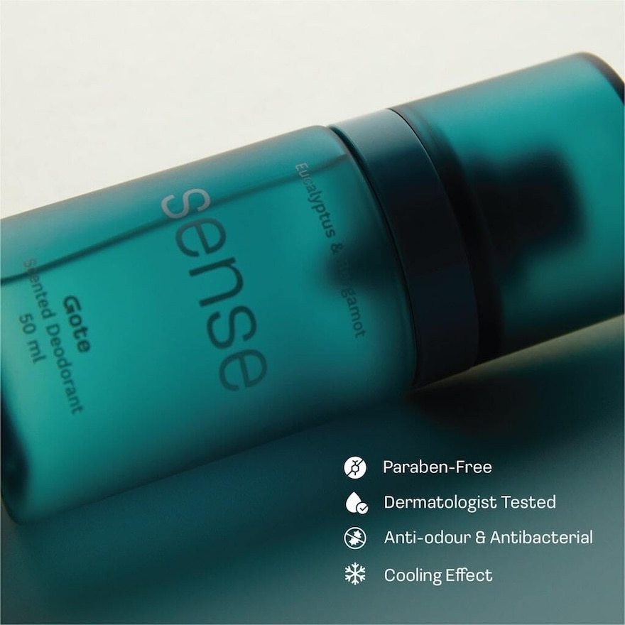 Sense Scented Deodorant Eucalyptus & Bergamot 50ml