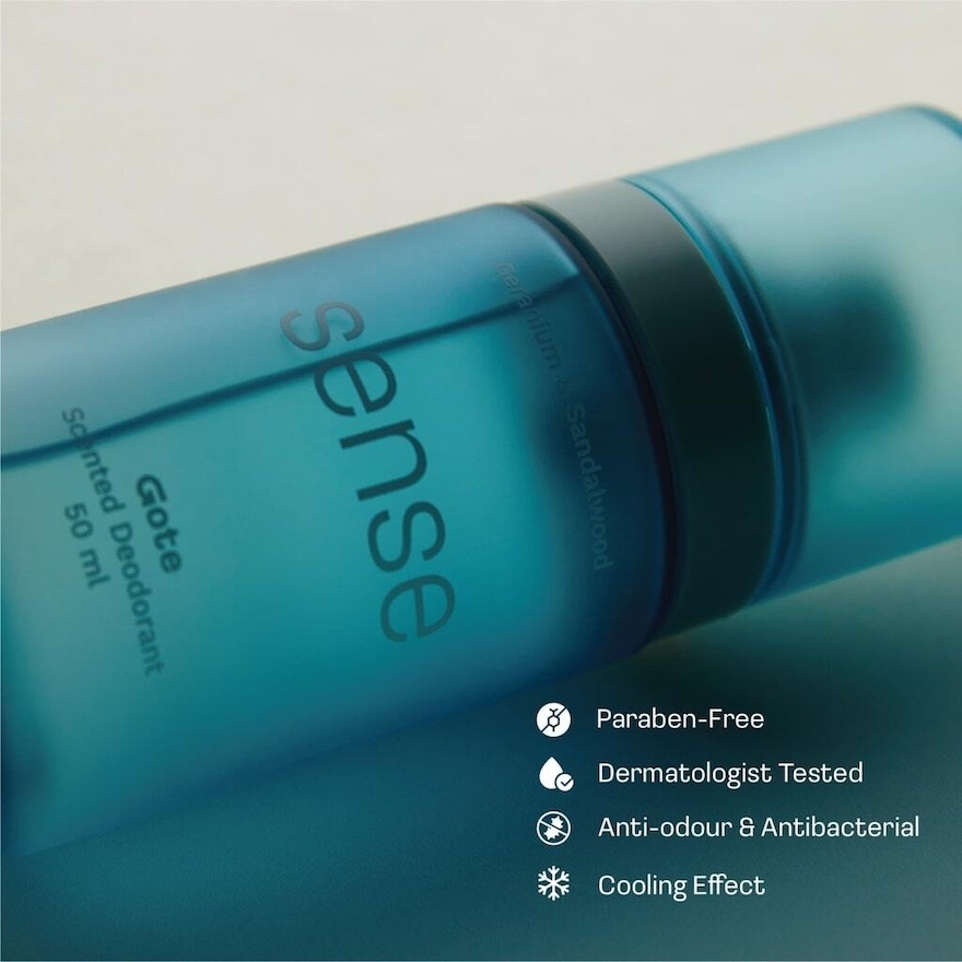 Sense Scented Deodorant Geranium & Sandalwood 50ml image
