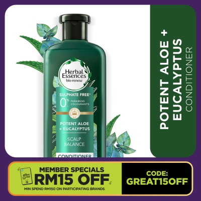 HERBAL ESSENCES Aloe & Eucalyptus Conditioner 400ml