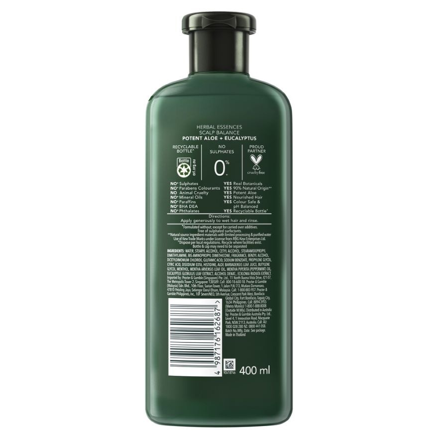 Aloe & Eucalyptus Shampoo 400ml