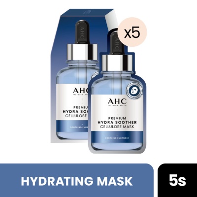 AHC - Premium Hydra Soother Cellulose Mask 5s