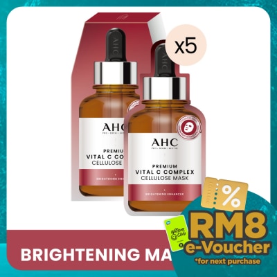 AHC Premium Vital C Complex Cellulose Mask 5s