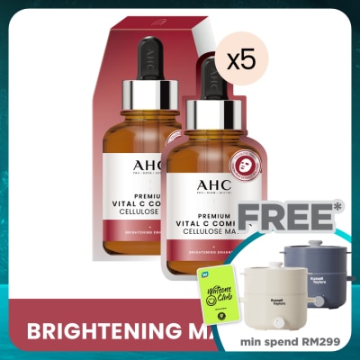 AHC Premium Vital C Complex Cellulose Mask 5s