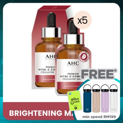 AHC Premium Vital C Complex Cellulose Mask 5s