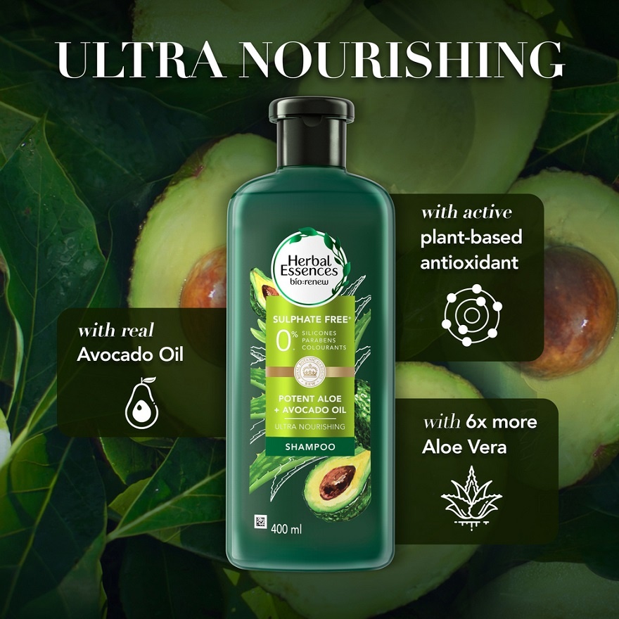 Aloe & Avocado Oil Shampoo 400ml image