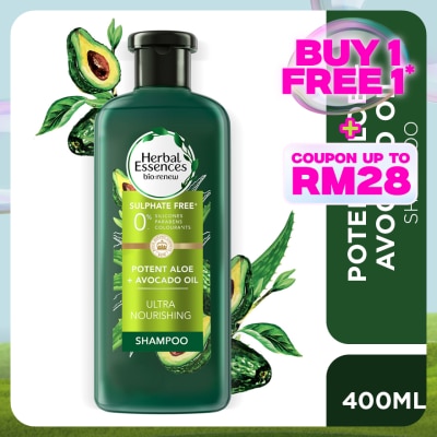 HERBAL ESSENCES Aloe & Avocado Oil Shampoo 400ml