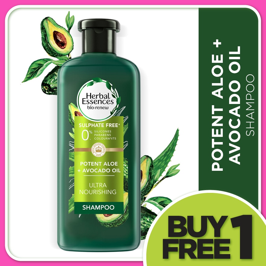 Aloe & Avocado Oil Shampoo 400ml