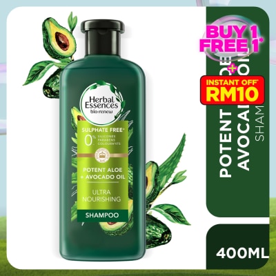 HERBAL ESSENCES Aloe & Avocado Oil Shampoo 400ml