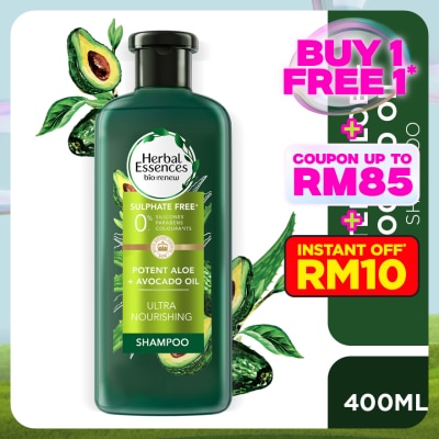 HERBAL ESSENCES Aloe & Avocado Oil Shampoo 400ml