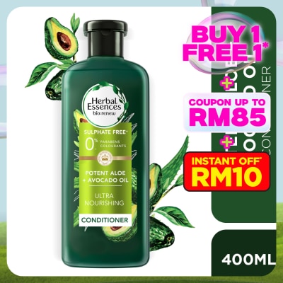 HERBAL ESSENCES Aloe & Avocado Oil Conditioner 400ml