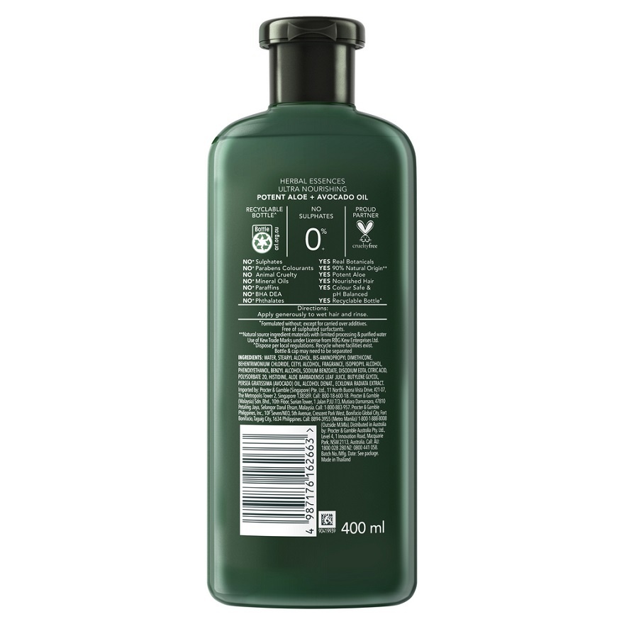Aloe & Avocado Oil Conditioner 400ml