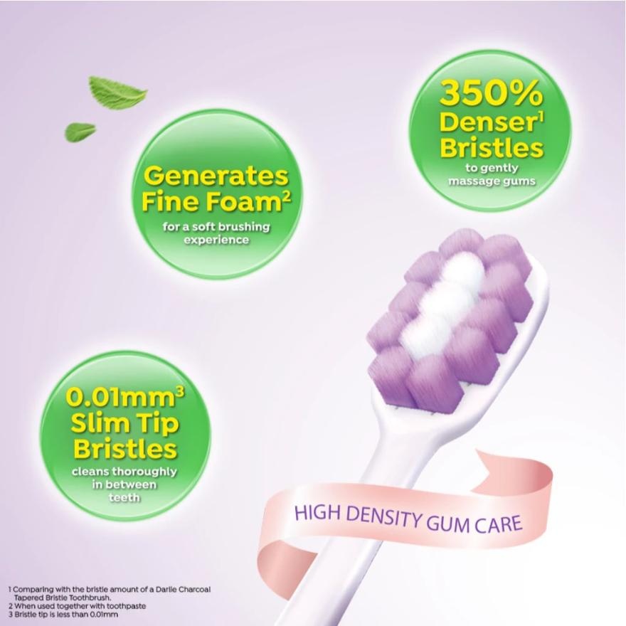 Toothbrush High Density Gum Care Charcoal 2s