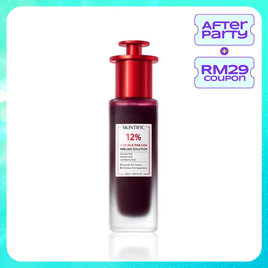 12% AHA BHA PHA LHA Peeling Solution 30ml