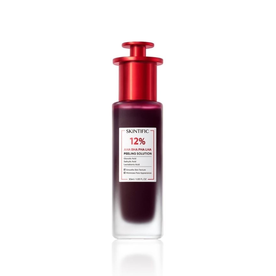 12% AHA BHA PHA LHA Peeling Solution 30ml