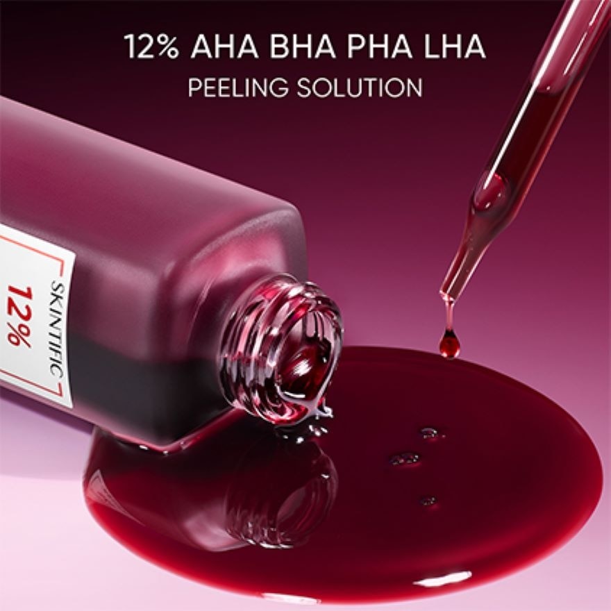 12% AHA BHA PHA LHA Peeling Solution 30ml