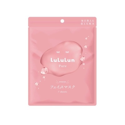 LULULUN Face Mask Pure Pink Everys Daily 7s