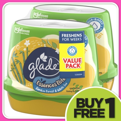 GLADE Essences Elite Bamboo Forest & White Tea 180gm x2