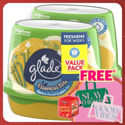 GLADE Essences Elite Bamboo Forest & White Tea 180gm x2