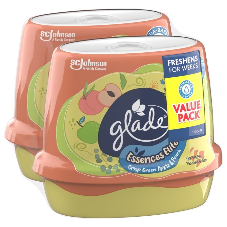 Essences Elite Crisp Green Apple & Peach 180gm x2
