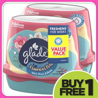 GLADE Essences Elite White Roses & Peony 180gm x2
