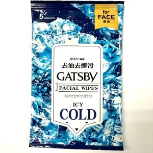 GWP Gatsby Facial Wipes 5s (While Stock Last)