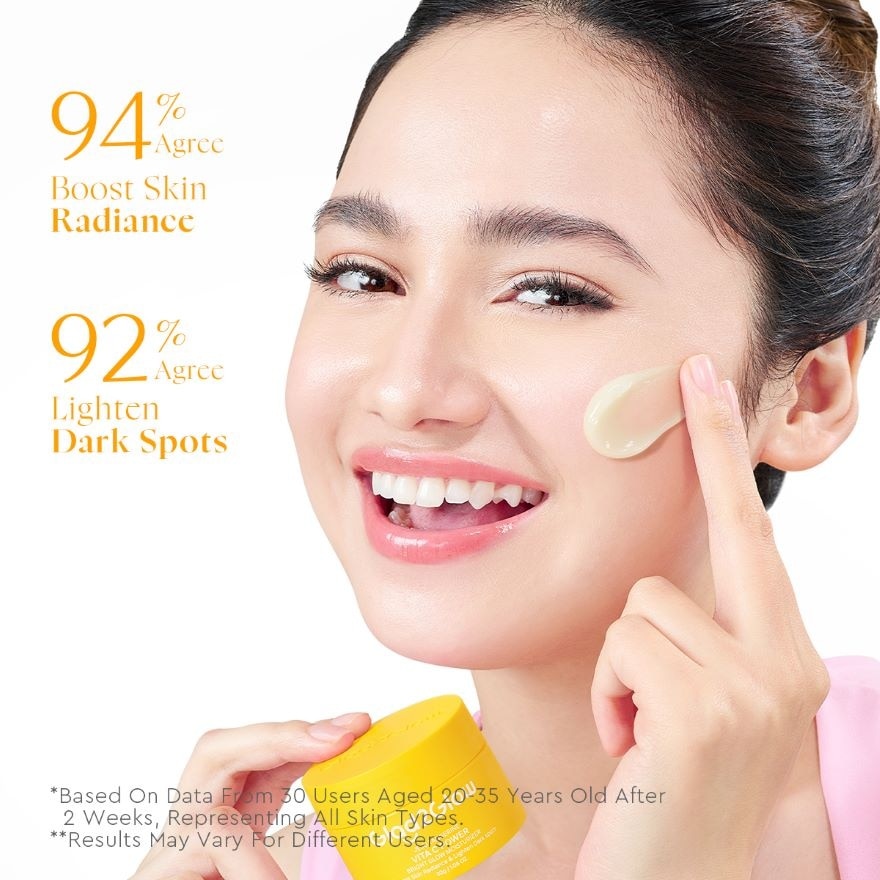 Jeju Tangerine Vita C Power Bright Glow Moisturizer 30g